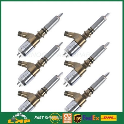 6pcs 320-0690 306-9390 Fuel Injectors for CAT C6.6 Engine 928H 938H 924H 930H
