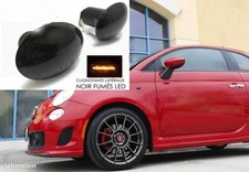 LED INDICATORI NERO per FIAT 500 595 500l 695 RIVALE ABARTH MONZA COMPETIZIONE