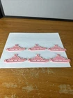 Vintage 1960s Suzy Goose Pink Plastic Hangers Fits Barbie & Similar Set Of 6