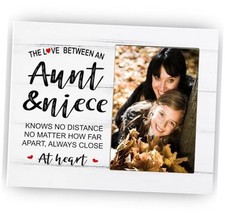 The Love Between Aunt and Niece Knows No Distance Picture Frame for Aunt, 8x10