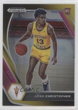 2021 Panini Prizm Draft Picks Variation Black Gold 1/5 Josh Christopher #22 12z3