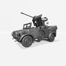 Horch 108 with 20mm Flak 30 Germany Resin Printed Scale Military Model USA MADE