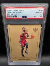 2024 Panini Court Kings Basketball - Dwyane Wade #26 Blank Slate PSA 10- SSP HOF