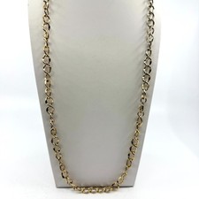 Gold Tone Chunky Link Chain Necklace Statement Layering Minimalist Accessory