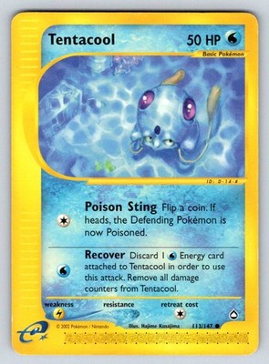 Normal Tentacool 113/147 Aquapolis