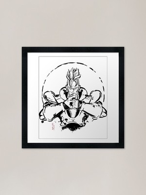 Cyborg 16 v1 - Tshirt gerahmte Kunst Pr gerahmt Wandbild Poster Leinwanddruck Bild