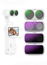 NEEWER CPL ND Filter Set for Insta360 Luna Ultra ND16 ND64 ND256 Magnetic -White