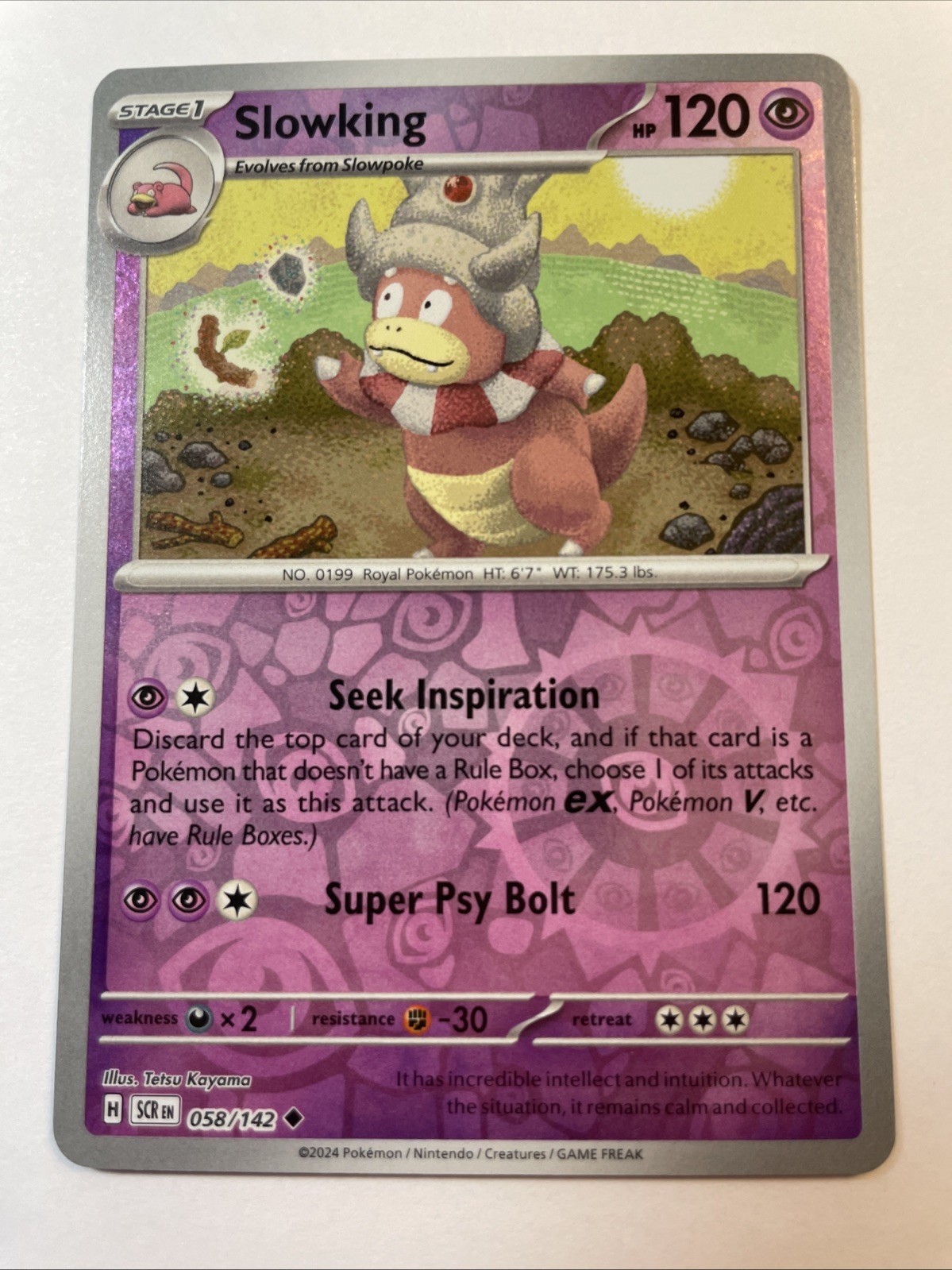 Slowking 058/142 - Sv07: Stellar Crown Reverse Holo (NM)