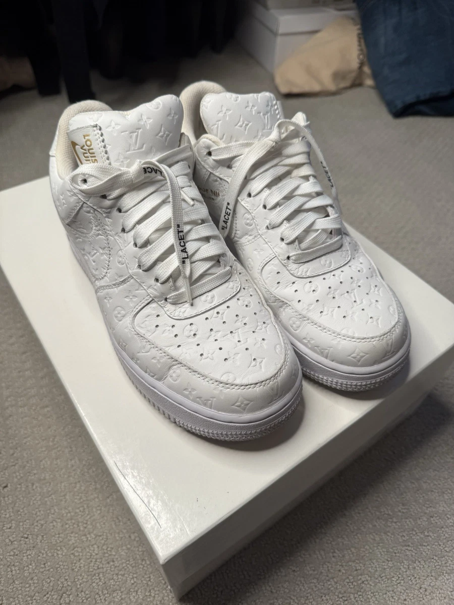 Nike Louis Vuitton x Air Force 1 Low Triple White - огромный выбор