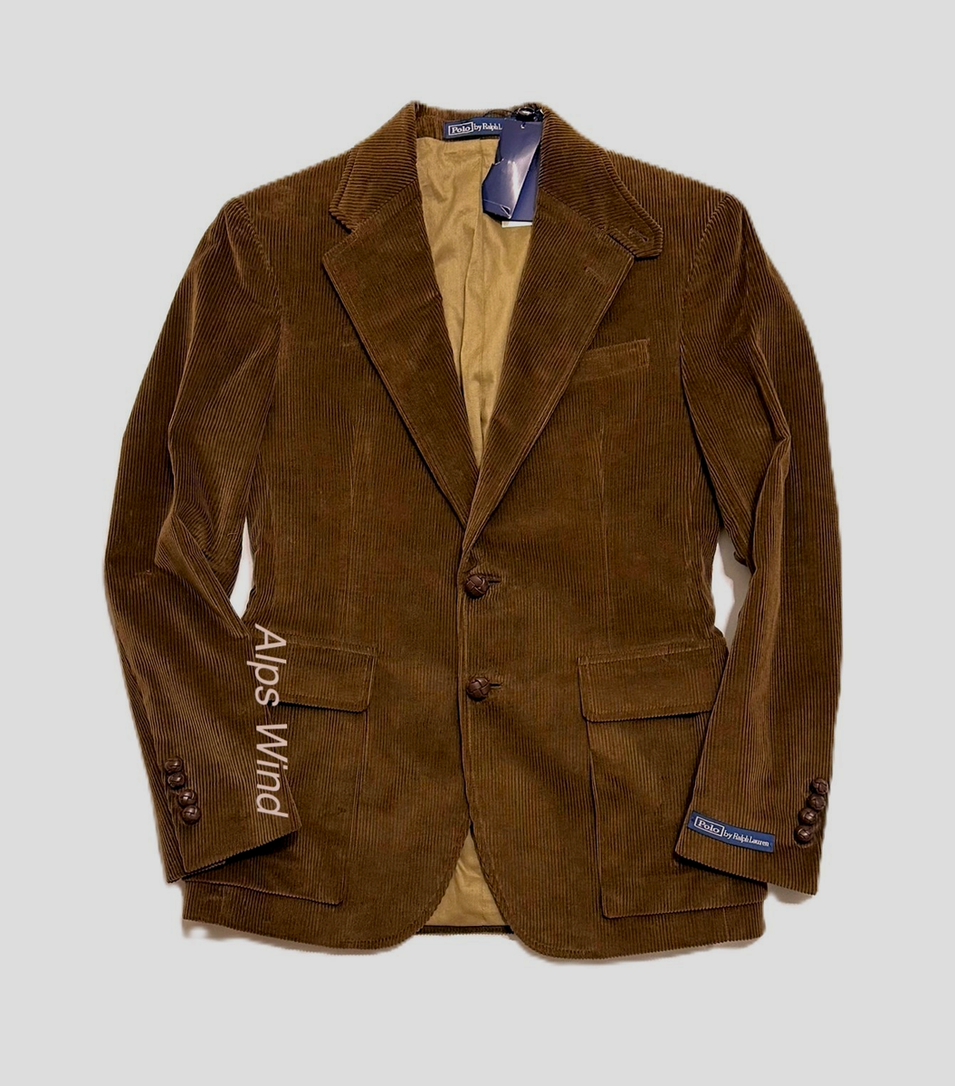 NWT$698 Polo Ralph Lauren The RL67 Corduroy Jacket Brown Men Size