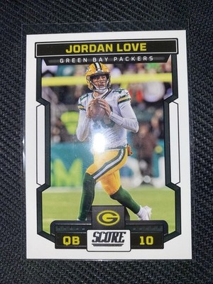 2023 Panini Score Football Jordan Love No. 90 Green Bay Packers NFL Football