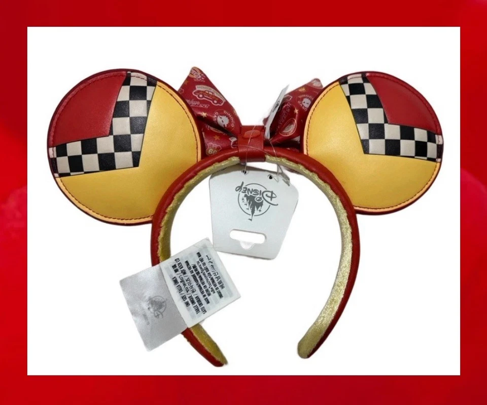 🔥NUEVA CON ETIQUETAS Diadema para Oreja Lightning McQueen Cars Adultos Disney Pixar 2025 ¡AGOTADA! Foto 2 de 4
