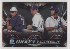 2019 Bowman Draft Chrome Progression Alex Faedo Casey Mize Riley Greene 4l3