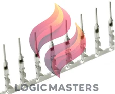 500pcs 2.54mm Dupont Jumper Wire Cable Housing Male Connector Terminal Crimps