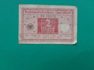 ALLEMAGNE BILLET 2 MARK 1920 GERMANY BANKNOTE
