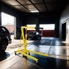 2 Ton Folding Engine Hoist Cherry Picker Shop Crane Hoist Lift