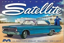 Moebius 1/25 Plymouth Satellite 1965 Plastic Model Kit MOE1215