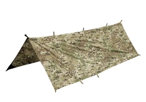 British Army Issue MTP Basha Ground Sheet GS Waterproof Shelter Cover Grade 1