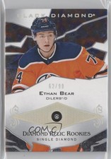 2018-19 Upper Deck Black Diamond Relic Rookie Gems Single 62/99 Ethan Bear 0g27