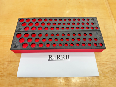 #ad #ad Snap on Tools RED 2pc FOAM ORGANIZERS for 1 4quot; Drive METRIC SAE Sockets Sets $299.95