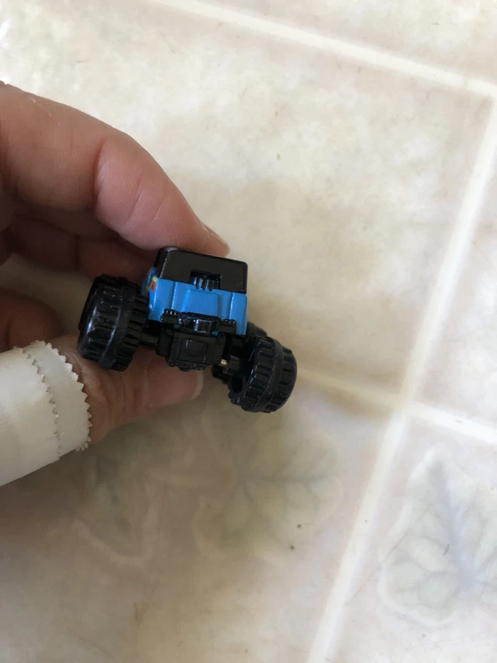 Micro Machines Monster Black Blue Jeep 1987 Galoob - Image 4 of 4