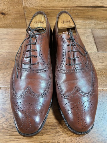 Crockett \u0026 Jones Brown Leather Wingtip 