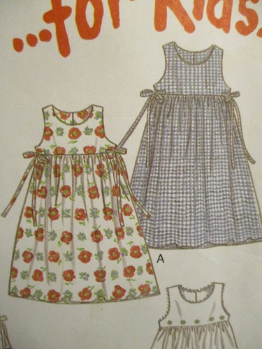 New Look Pattern 6493 Child/Girl's Dress Romper Top Size 4-5-6-7-8- 9 Uncut New - Picture 4 of 13