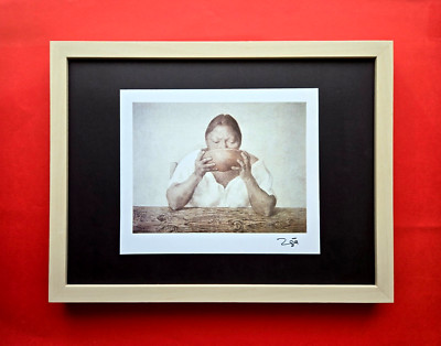   Francisco Zuniga Vintage 1990 Print Framed 16x12''  Facsimile Signed Artwork