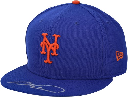 Jacob deGrom Mets Signed Blue Cap 