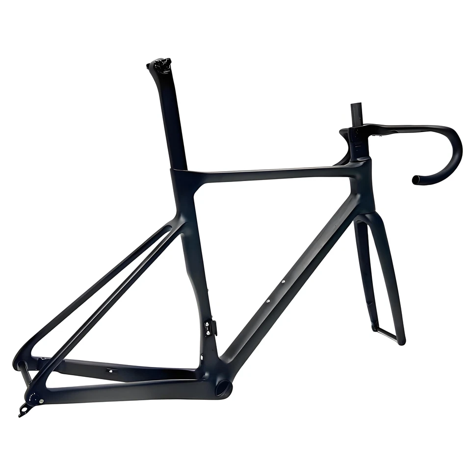 Airwolf T1100 Carbon Rennrad Rahmen 700x38c Lightweight Fahrrad Paint-free Matt - Bild 3 von 4