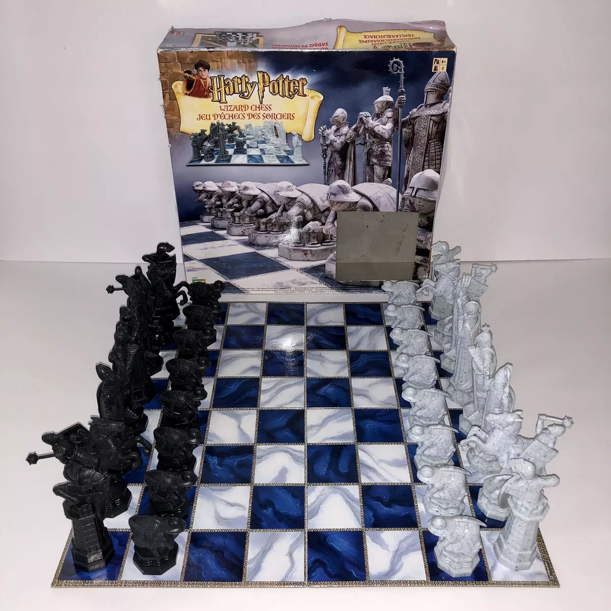 Harry Potter Wizard Chess All Pieces No Instructions Damaged Box