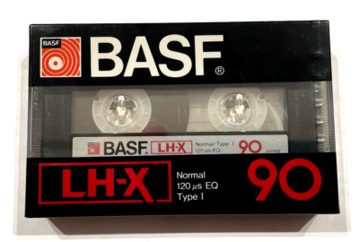 BASF LH-X 90  vintage audio cassette blank tape sealed  Made in Japan Type I