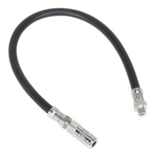 Image of Rubber Delivery Hose with 4-Jaw Connector Flexible 450mm 1/8"BSP Gas