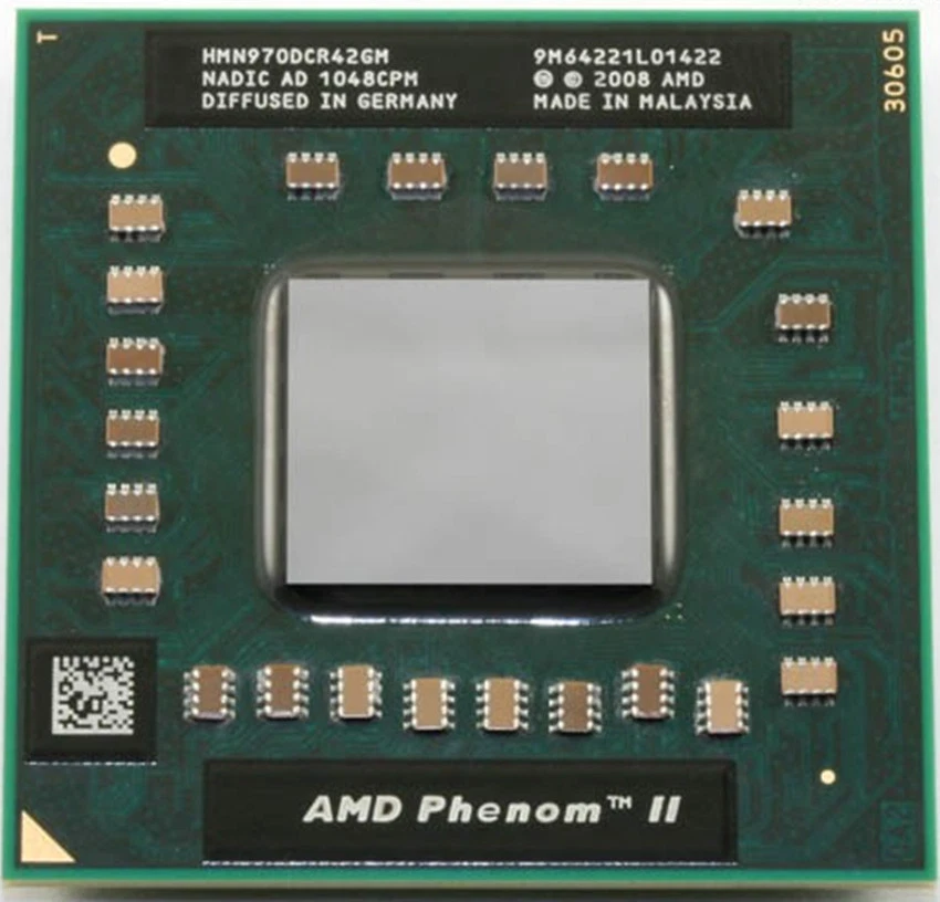 AMD Phenom II Quad-Core N930 N950 N970 Socket S1 Laptop CPU - Image 3 of 4