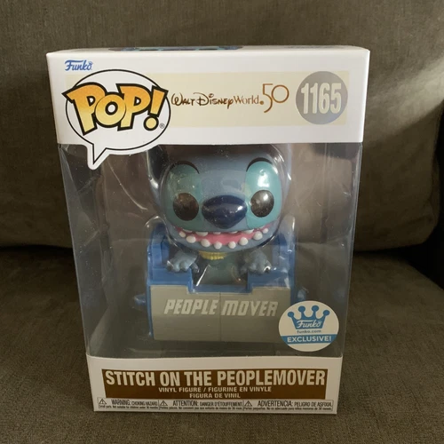 FUNKO POP! Funko Shop Exclusive Stitch On The People Mover #1165 VAULTED RETIRED
