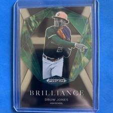 2022 Panini Prizm Draft Picks - Brilliance Silver Prizm #BR-DJ Druw Jones (RC)