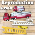4 ladders for Vintage Mini Tonka Hook and Ladder Fire Truck 55170 & Pumper 55250