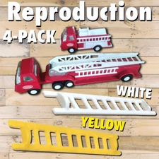 4 ladders for Vintage Mini Tonka Hook and Ladder Fire Truck 55170 & Pumper 55250