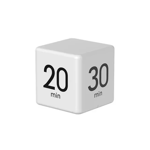 Productivity Cube Timer Gravity Sensor Flipping LED Display 4 Preset Time Dual M - Picture 9 of 23