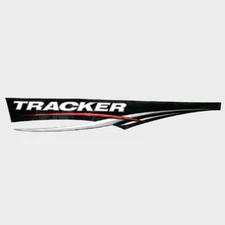 Tracker Boat Hull Graphic Decal 135577 | Black Gray Red Sticker (STBD)