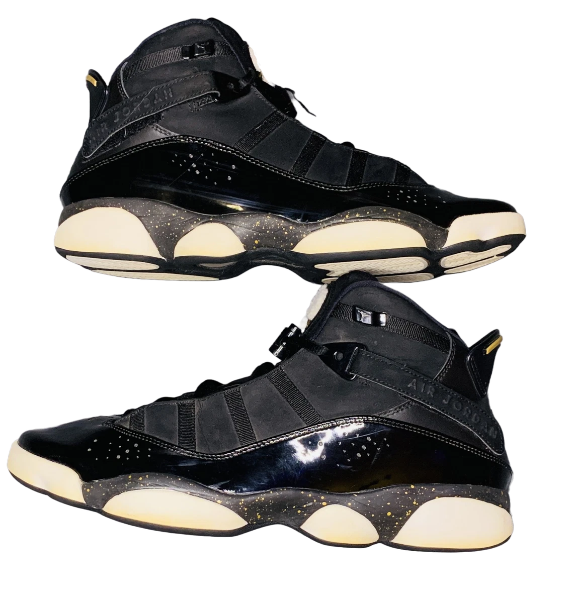 Nike Air Jordan 6 Rings Black Metallic Gold 322992 007 Mens Size 10.5 2019 Shoes