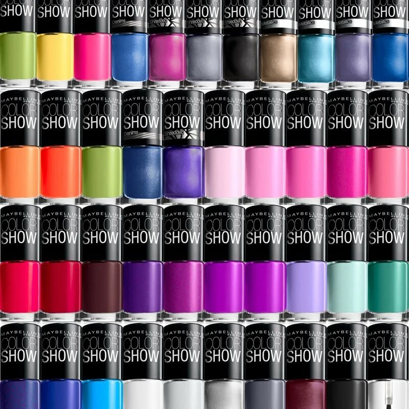 MAYBELLINE NEW YORK Maybelline Colour Show Nail Polish – 60 Seconds Quick Dry – Various Shades