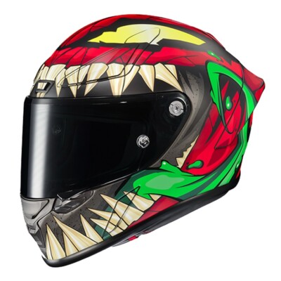 HJC RPHA 1 Toxin Marvel MC-1SF 57/58-M Motorrad Helm Sport / Racing NEU++