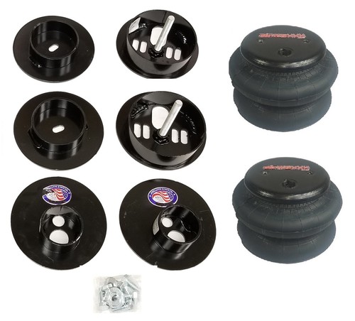 airmaxxx Rear 2600 Bags & Mount Cups Fits 65-70 Cadillac Air Ride Suspension Kit - Picture 9 of 24