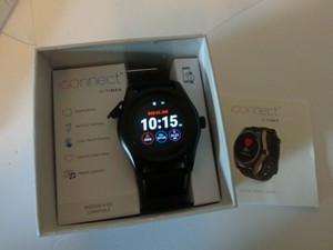 black round smartwatch