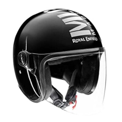 FiT For Royal Enfield ISI Certified Open Face Helmet Clear Visor