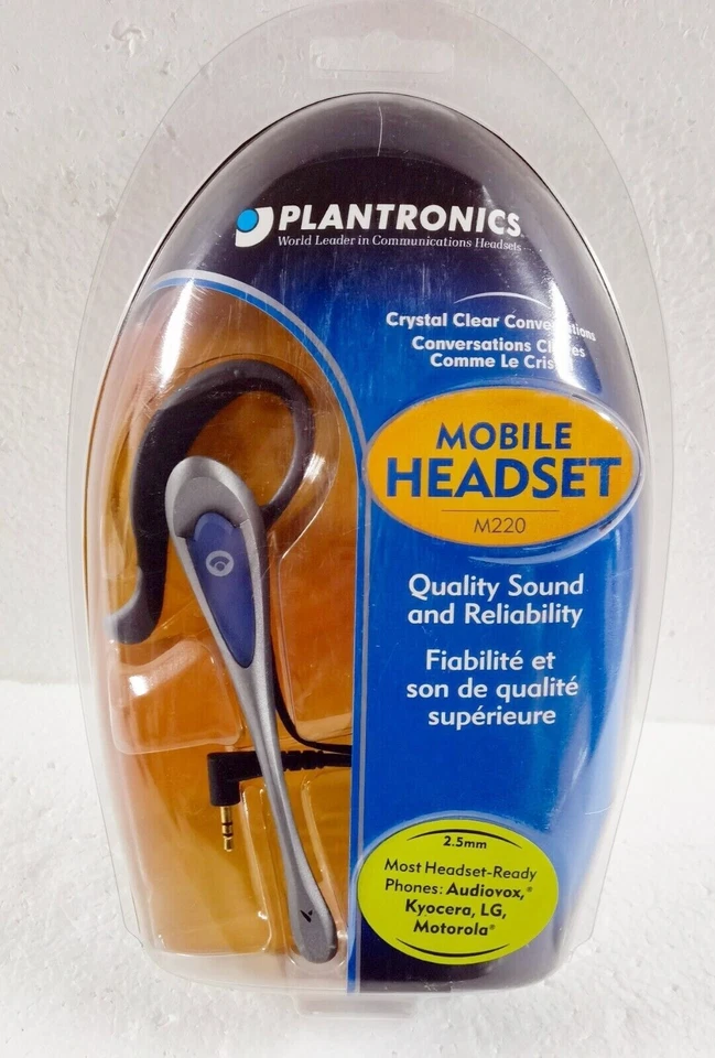 Plantronics M220 Mobile Headset for Most Phones with Standard 2.5mm Headset Jack - Image 2 of 3