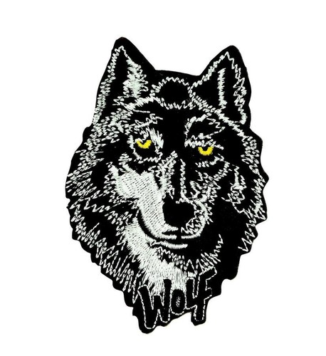 Écusson Thermocollant Loup Garou Indien - Motif Lycan 10x9,5 Cm - Pour Vestes, Sacs, Customisation