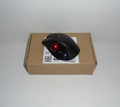 Elecom EX-G Track Ball Mouse Wireless Right Hand M-XT3DR BK-G Box & Instructions