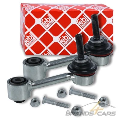 FEBI BILSTEIN 2x FEBI KOPPELSTANGE HINTEN FÜR VW BEETLE GOLF 5 6 JETTA PASSAT TIGUAN TOURAN